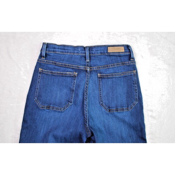 Angry Rabbit Jeans Womens 30/11 Flare Stretch Denim Front Patch Pockets ASF466 - Picture 8 of 9